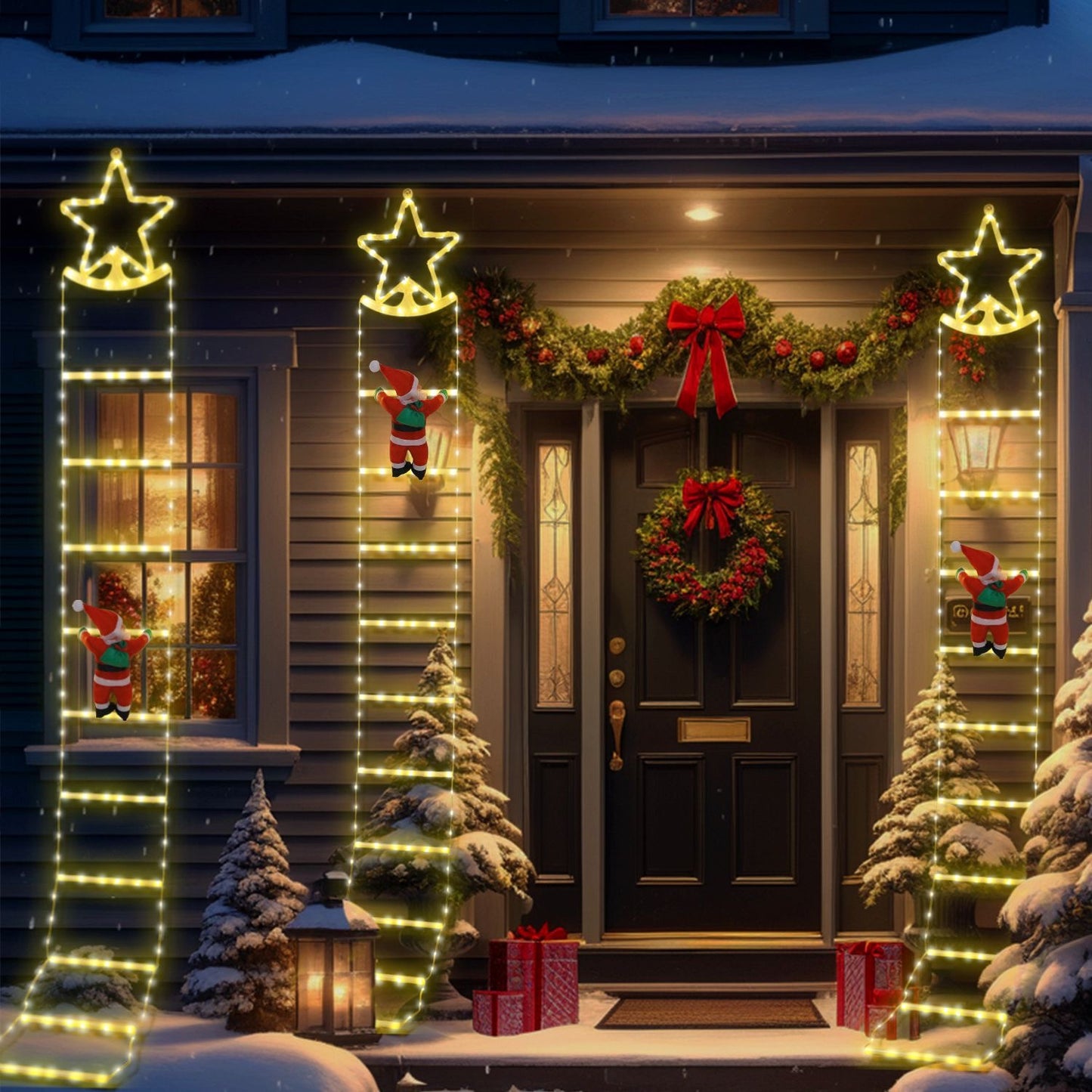 Weihnachtsdeko Weihnachtsbeleuchtung | Weihnachtsfeier Idee - Festliche Beleuchtung
