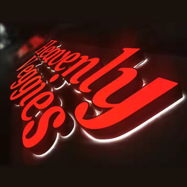 Benutzerdefiniertes 3D-Logoschild – Frontlicht
