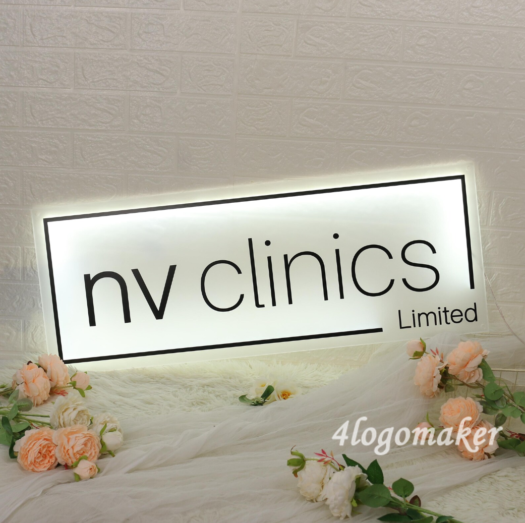 Custom Backlit Acrylic Sign,Backlit Logo Sign,Custom Wall Logo, Business Backlit Sign,Custom Logo Sign,Custom Salon Studio Sign