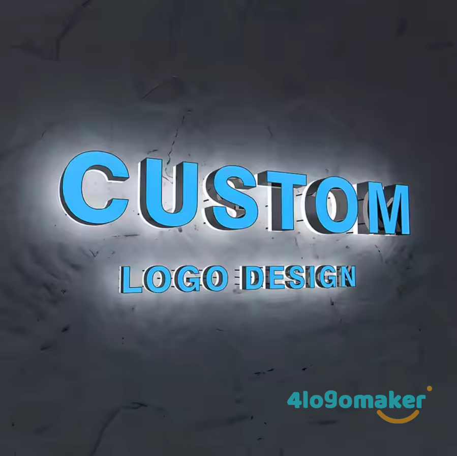 Benutzerdefiniertes 3D-Logoschild – Frontlicht