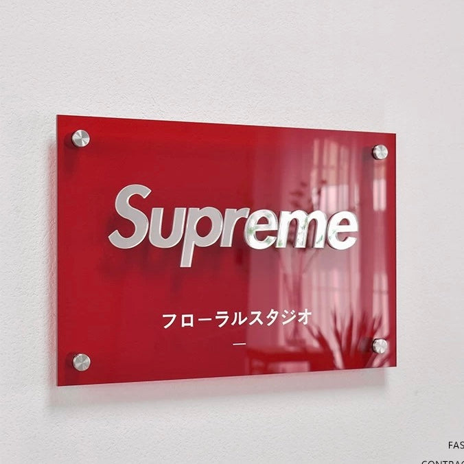 Custom Colorful Acrylic Sign Light