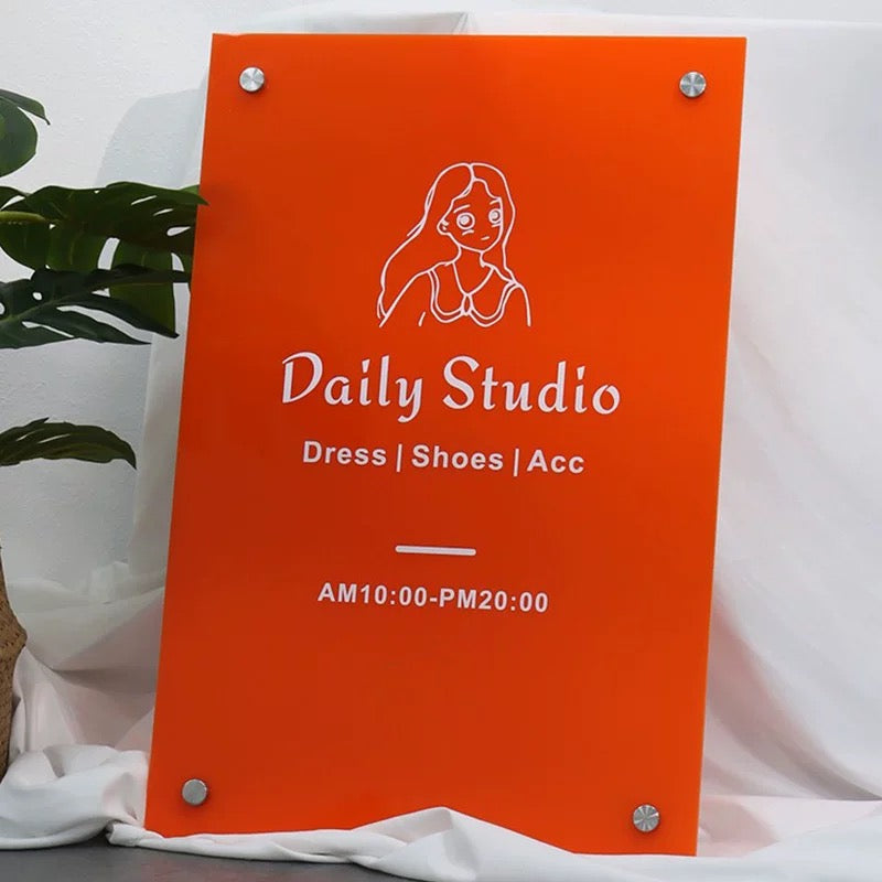 Custom Colorful Acrylic Sign Light