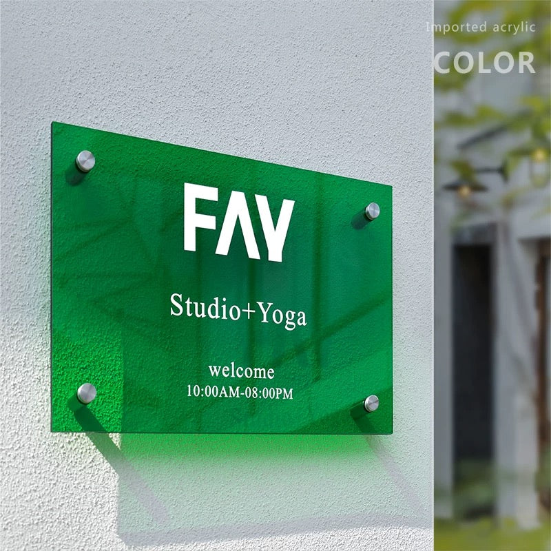 Custom Colorful Acrylic Sign Light
