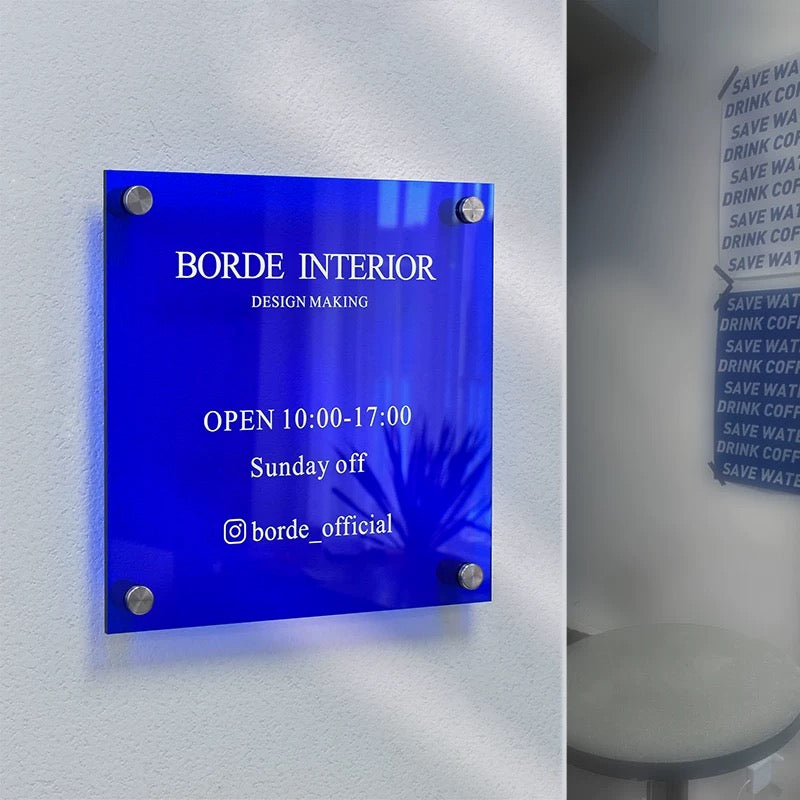 Custom Colorful Acrylic Sign Light