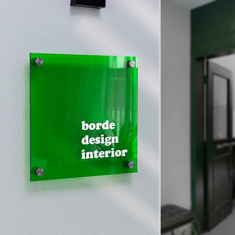 Custom Colorful Acrylic Sign Light