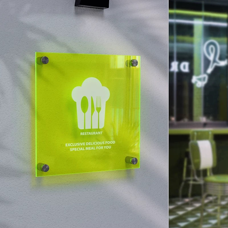 Custom Colorful Acrylic Sign Light