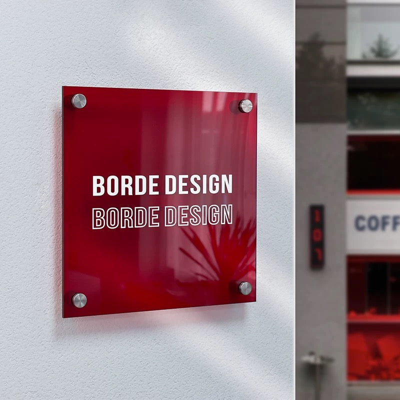 Custom Colorful Acrylic Sign Light