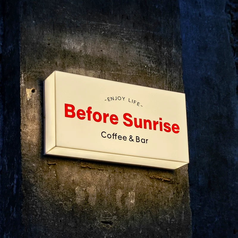 Benutzerdefinierte 3D Vinyl Box Zeichen Licht Backlit Zeichen Rechteck Werbung Banner Signage