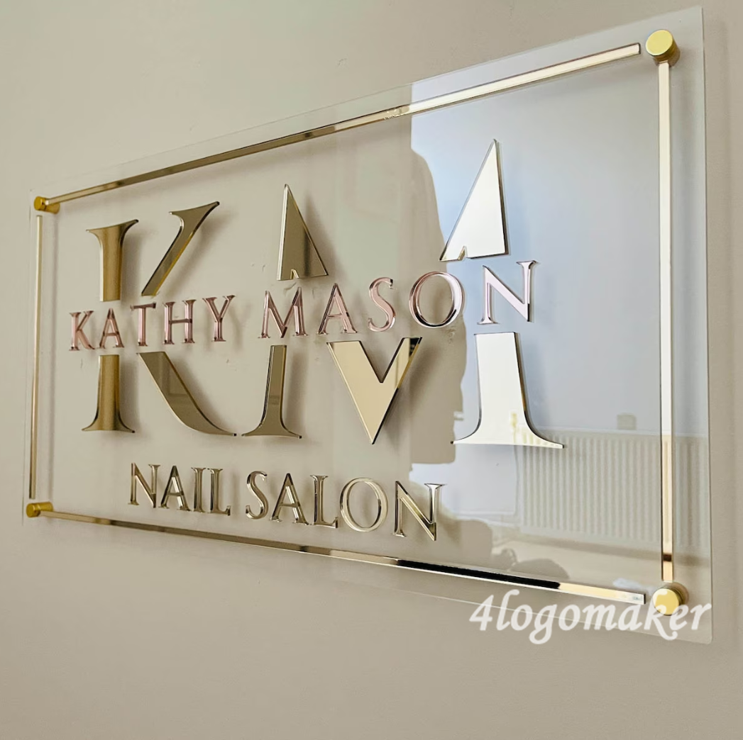 Neon Custom Logo | Custom Backlit Sign | Acrylic Business Sign | Backlit LED Sign | 3D LED Logo | Spa & Beauty Salon Sign | Neon Logo Sign