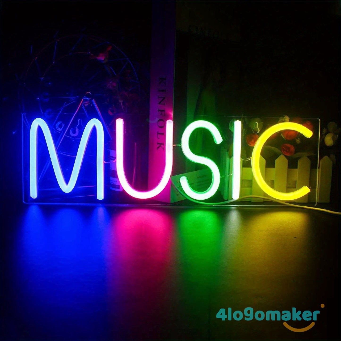 Benutzerdefinierte Musiknote Bar KTV Neonschild