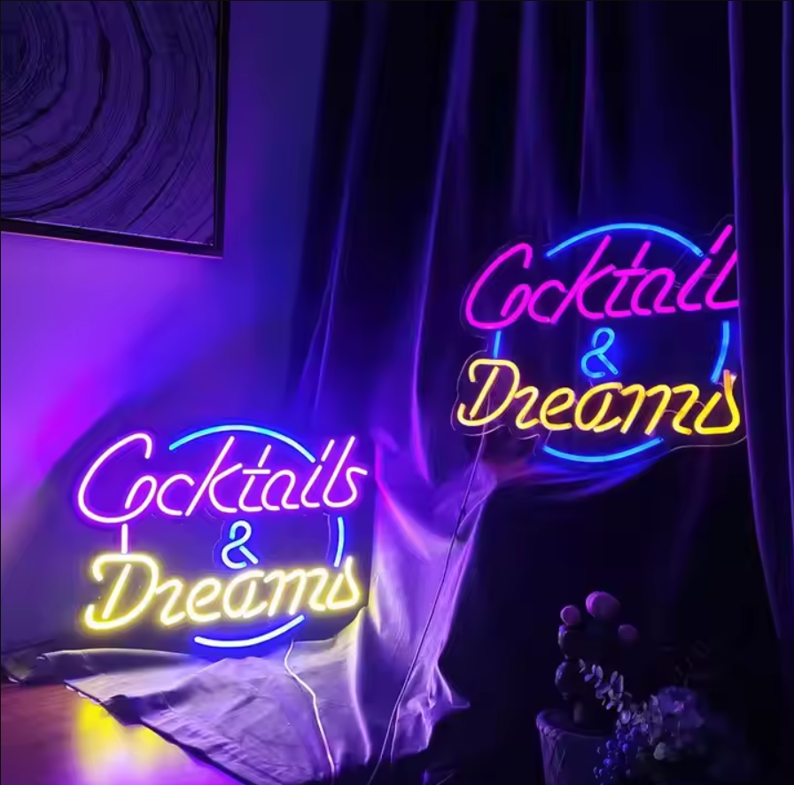 Cocktails und Träume Zeichen Custom