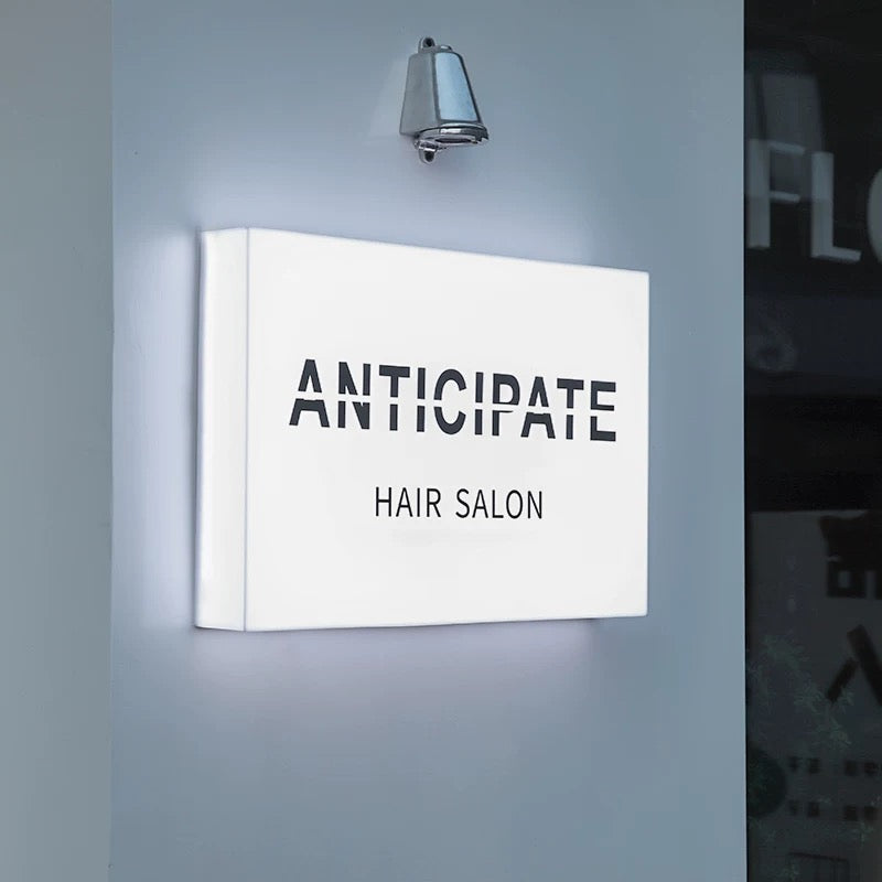 Benutzerdefinierte 3D Vinyl Box Zeichen Licht Backlit Zeichen Rechteck Werbung Banner Signage