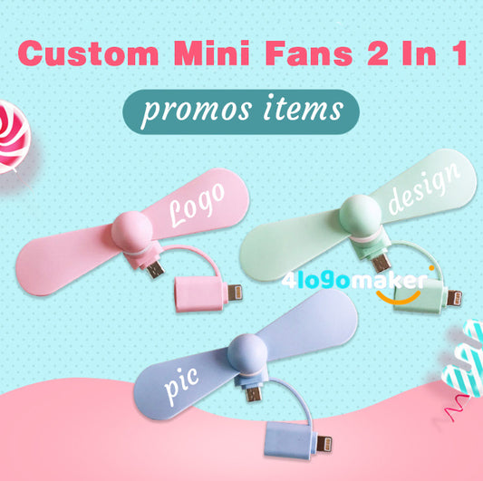 Mini ventilateur USB portable personnalisé