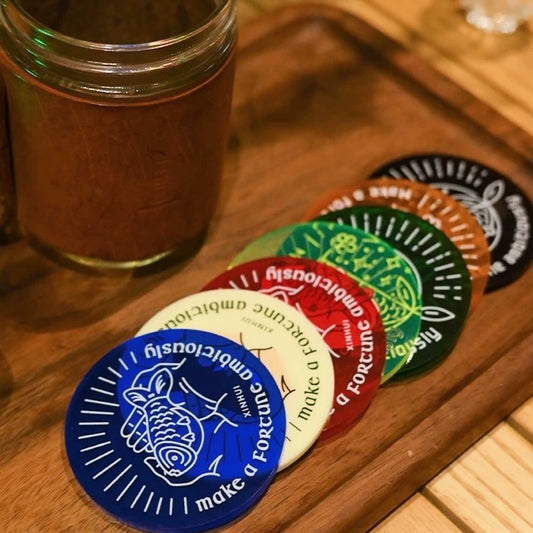 Panneau lumineux acrylique coloré personnalisé