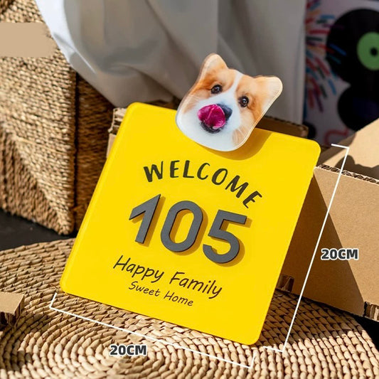 Panneau lumineux acrylique coloré personnalisé