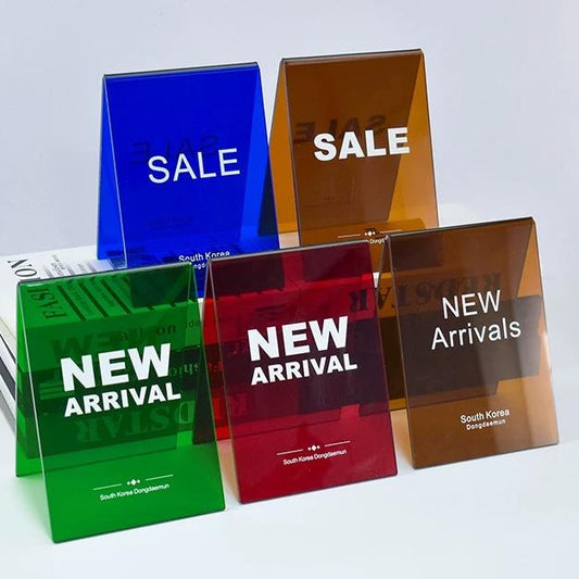 Panneau lumineux acrylique coloré personnalisé