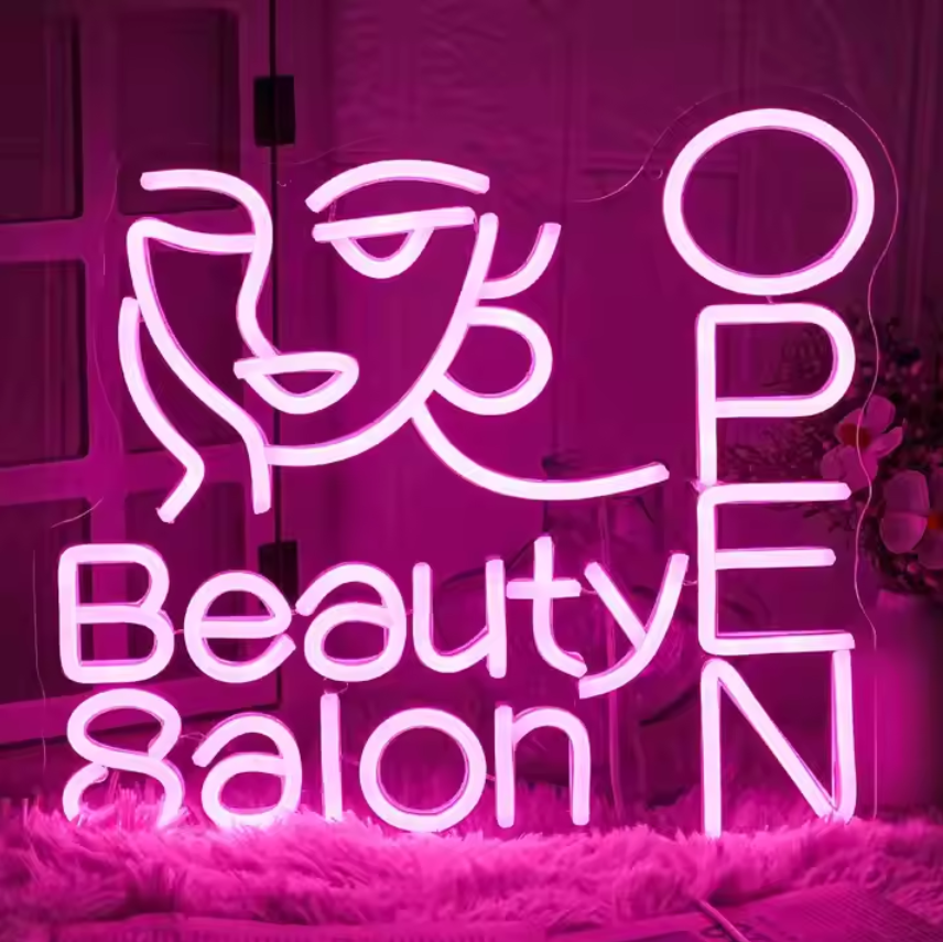 Nail, Lash & Brow Custom Neon Signs