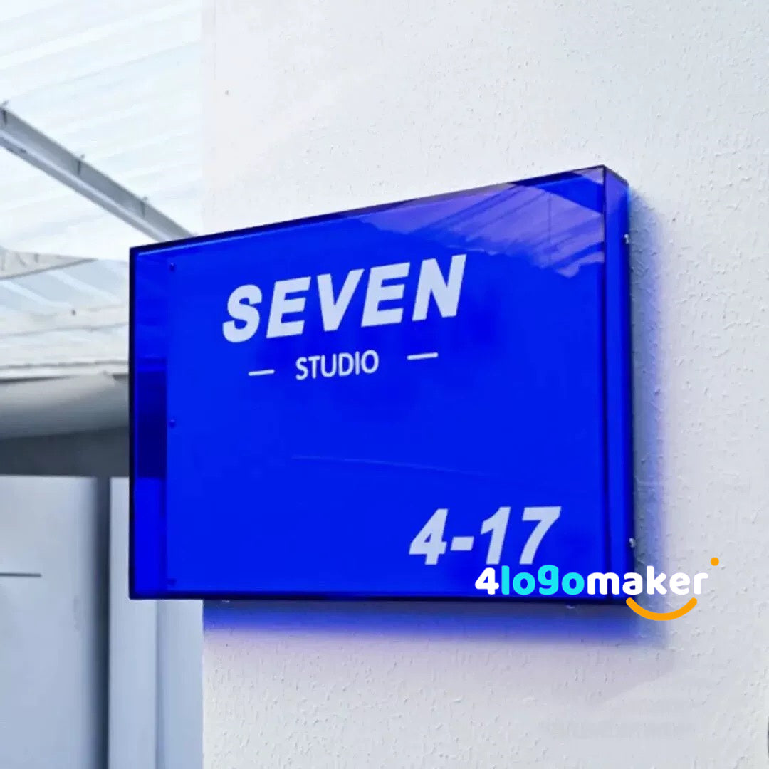 Individuelles Ecklichtschild für Unternehmen