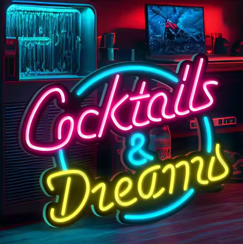 Cocktails und Träume Zeichen Custom