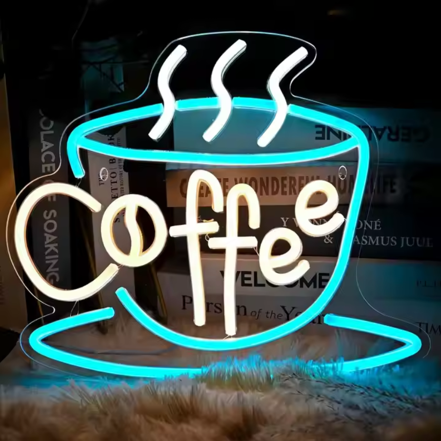 Benutzerdefinierte Blase Milchshakes LED Neon Zeichen Für Dessert Coffee Shop
