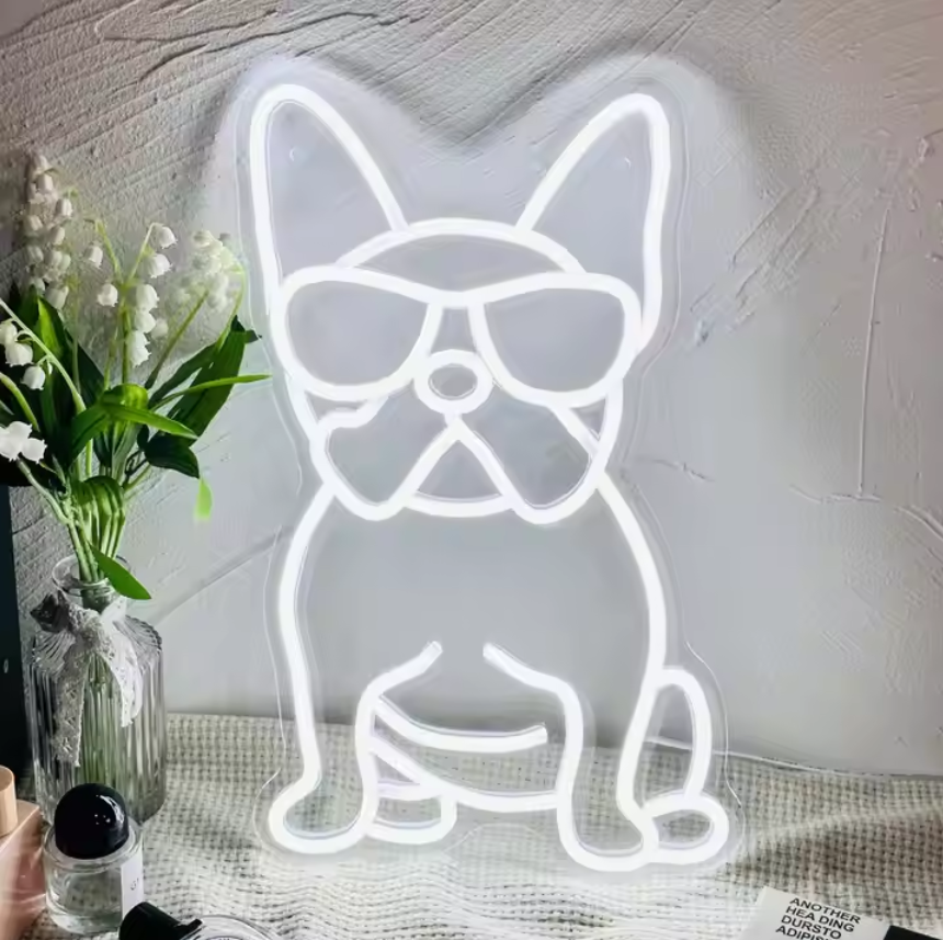 Benutzerdefiniertes Tier-Neonschild | Katze, Hund, Löwe, Bär, Ente, Tiger, Fisch-Neons