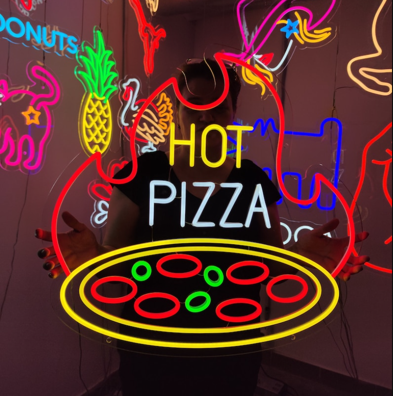 Pizza Food LED Neon Sign Burger Neon Light