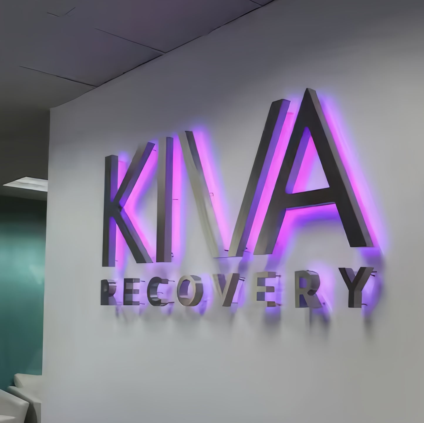 3D Halo Lit Letters, Business Logo Sign, Metal Backlit Sign, Custom Led Signs, Aesthetics Clinic Sign, Business Signboard, Illuminated Sign
