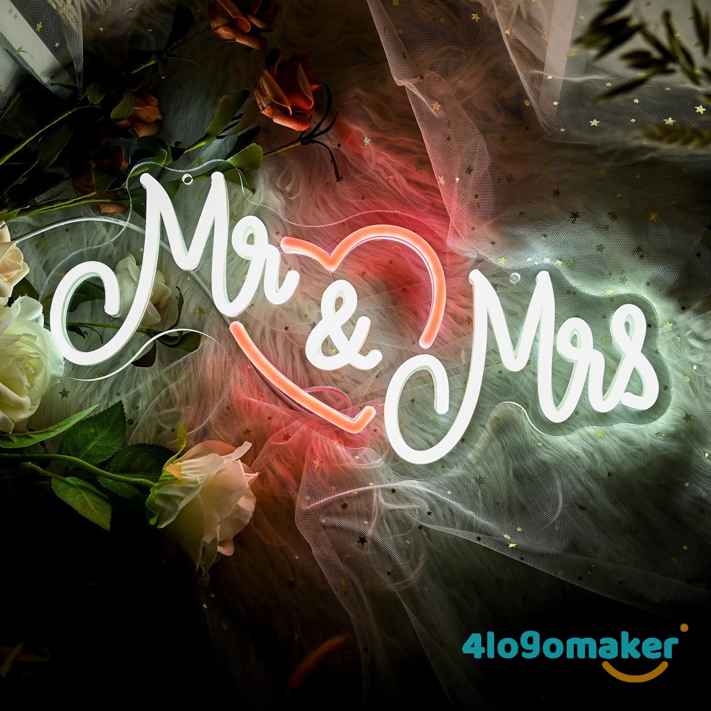 Custom Neon Wedding Sign For Party & Events
