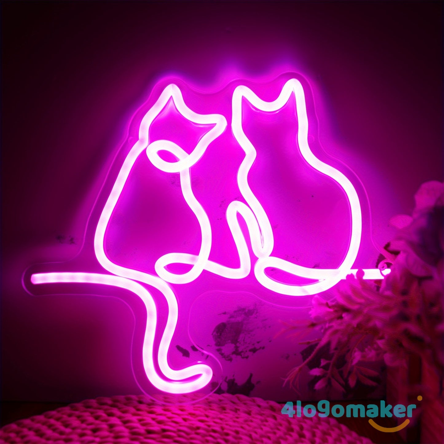 Benutzerdefiniertes Tier-Neonschild | Katze, Hund, Löwe, Bär, Ente, Tiger, Fisch-Neons