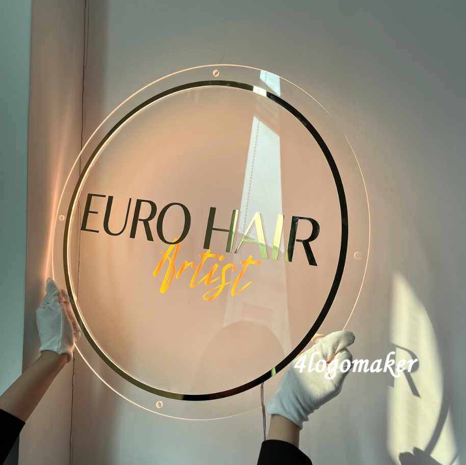 Neon Custom Logo | Custom Backlit Sign | Acrylic Business Sign | Backlit LED Sign | 3D LED Logo | Spa & Beauty Salon Sign | Neon Logo Sign