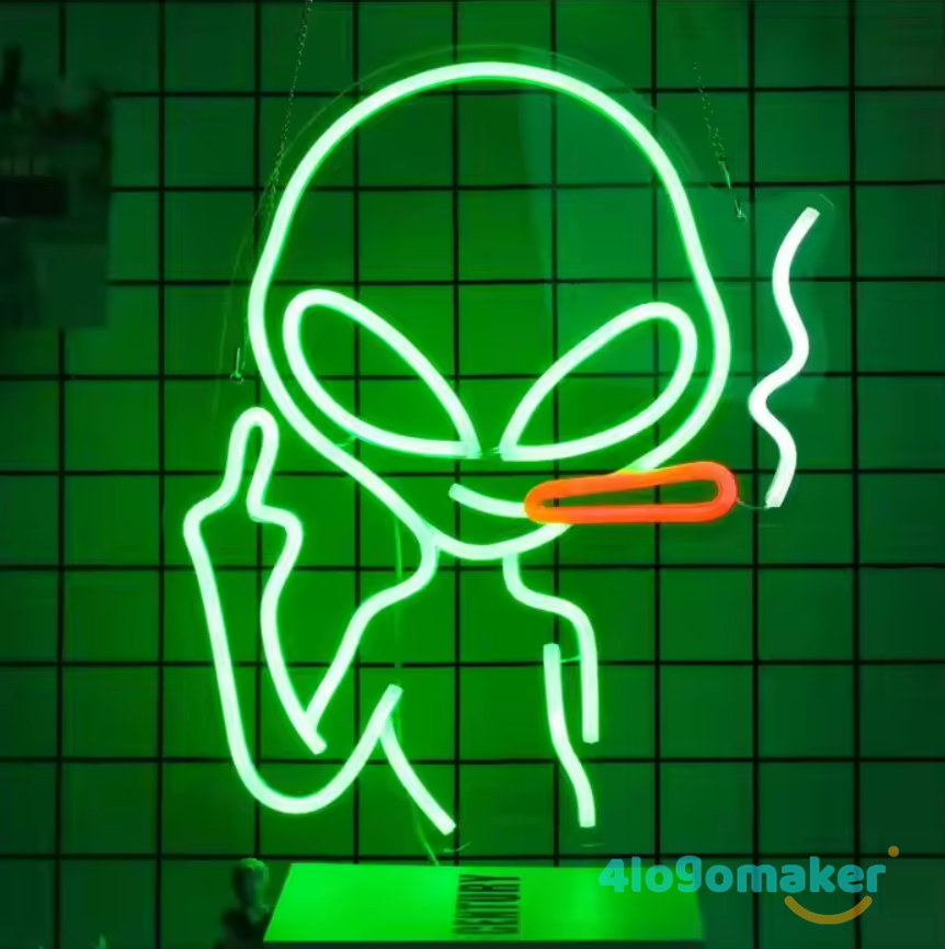 Benutzerdefinierte Rauch Zigarette Neon Zeichen