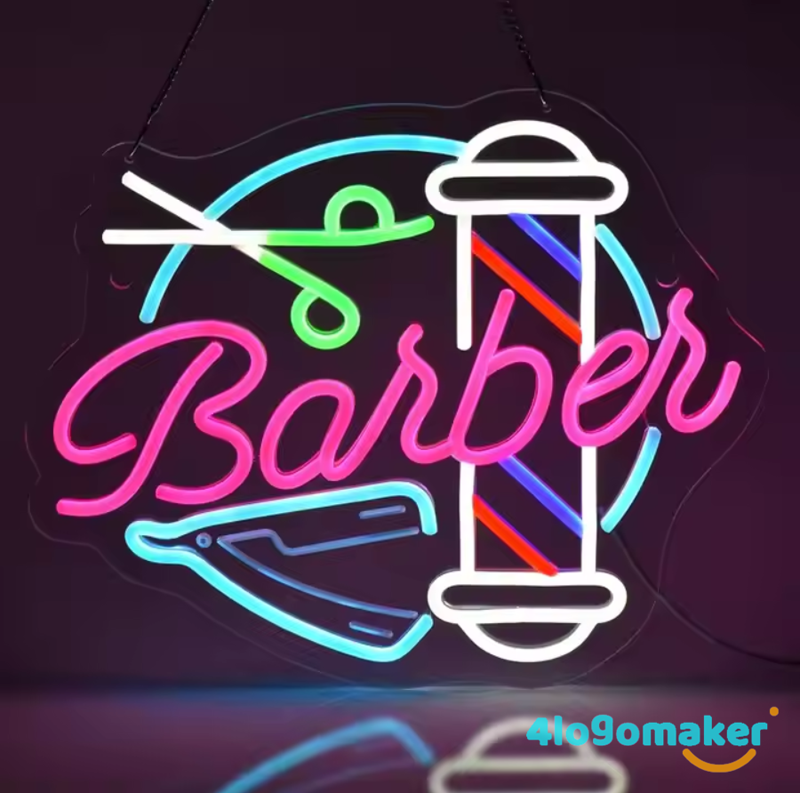 Enseignes LED au néon pour salon de coiffure, salon de beauté, cils et sourcils