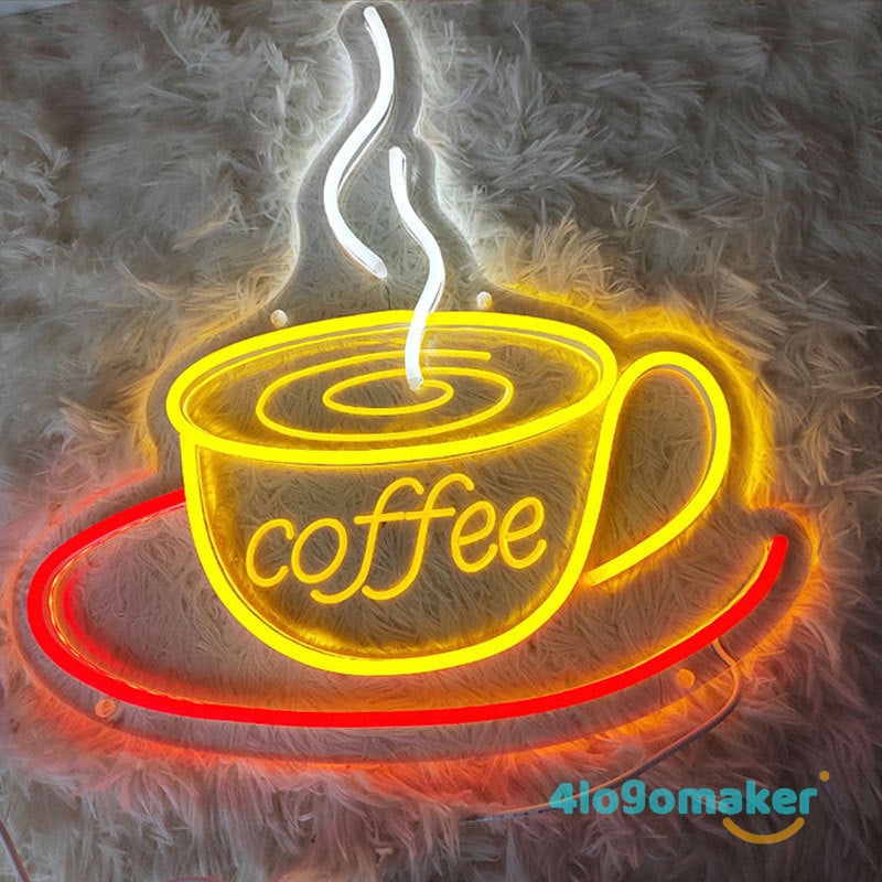 Benutzerdefinierte Blase Milchshakes LED Neon Zeichen Für Dessert Coffee Shop