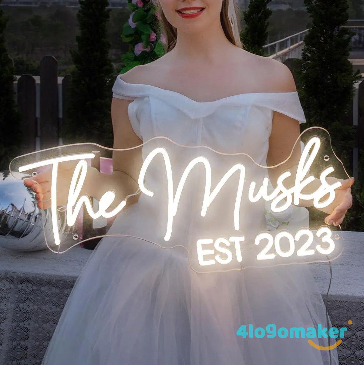Custom Neon Wedding Sign For Party & Events