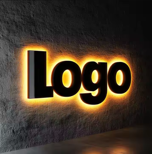 Custom Outdoor Sign, 3D Backlit Sign, Custom Business Logo, Metal Letters, Acrylic Logo Sign, Storefront Sign, Reception Signs, Clinic Sign