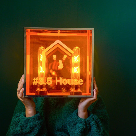 Panneau lumineux acrylique coloré personnalisé