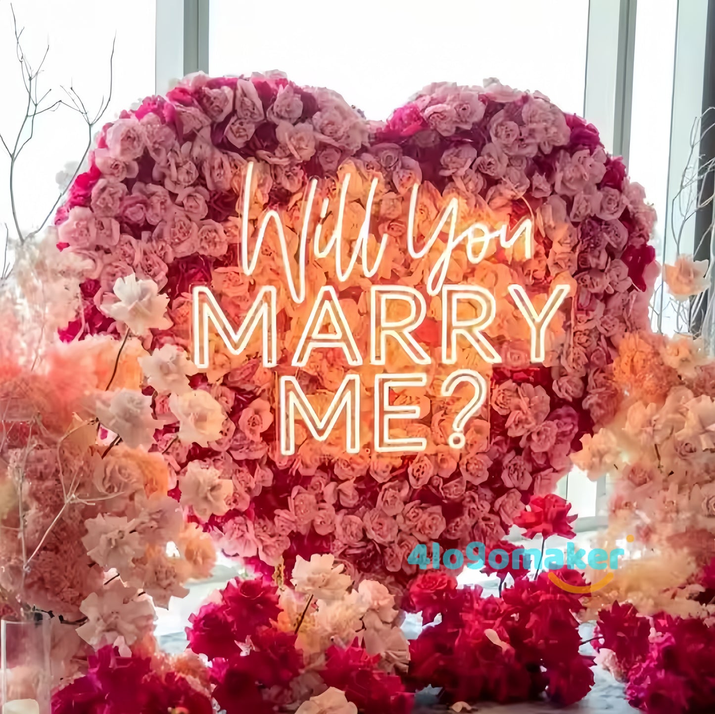 Custom Neon Wedding Sign For Party & Events