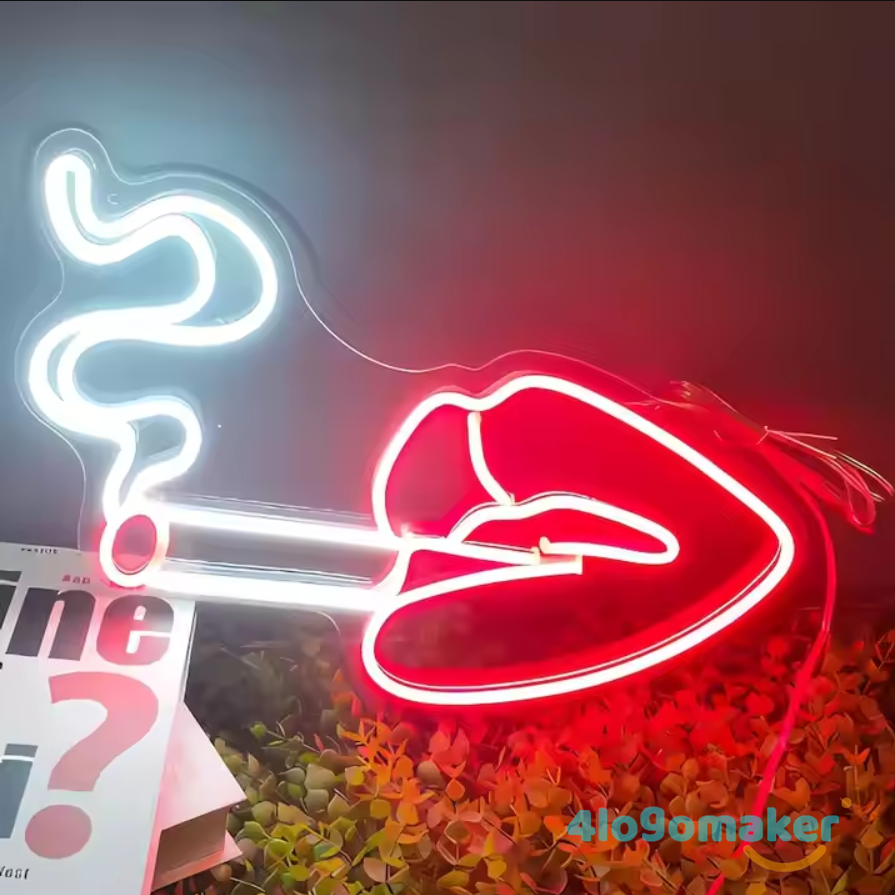 Benutzerdefinierte Rauch Zigarette Neon Zeichen
