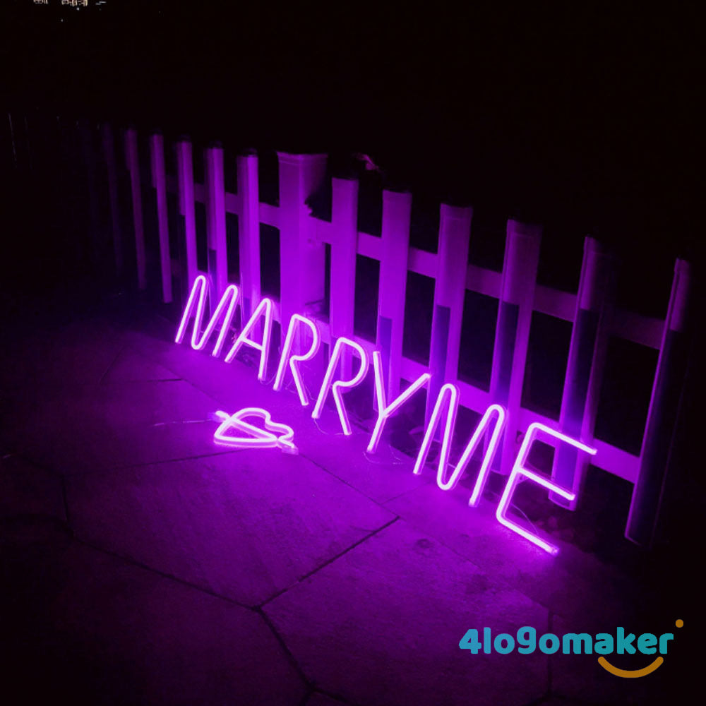 Custom Neon Wedding Sign For Party & Events
