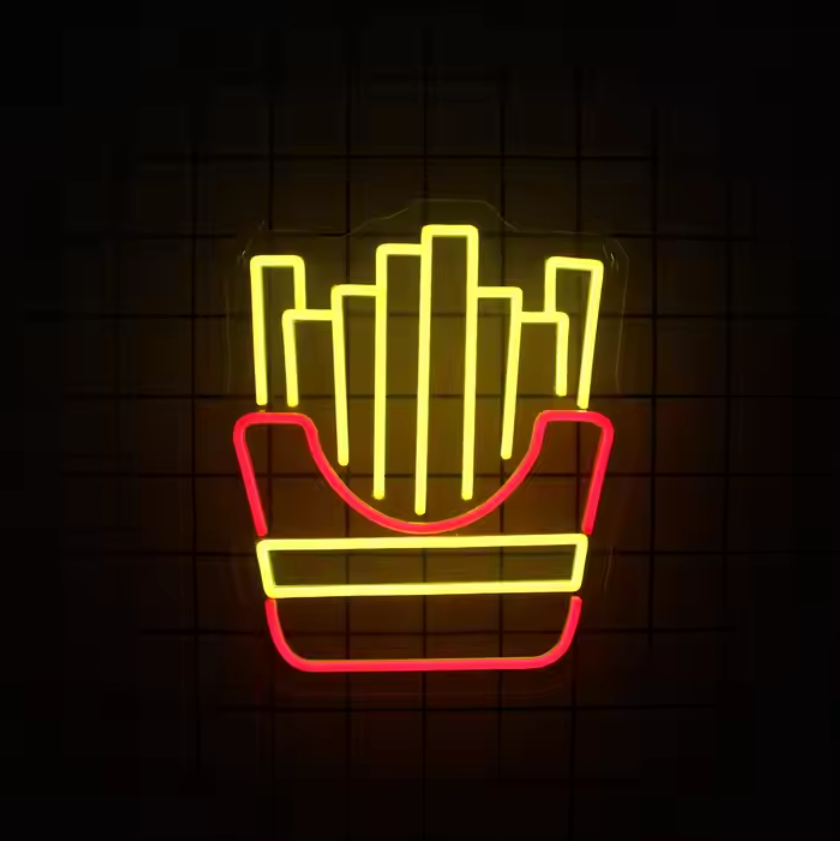 Hamburger Burger Essen LED Neon Zeichen Licht