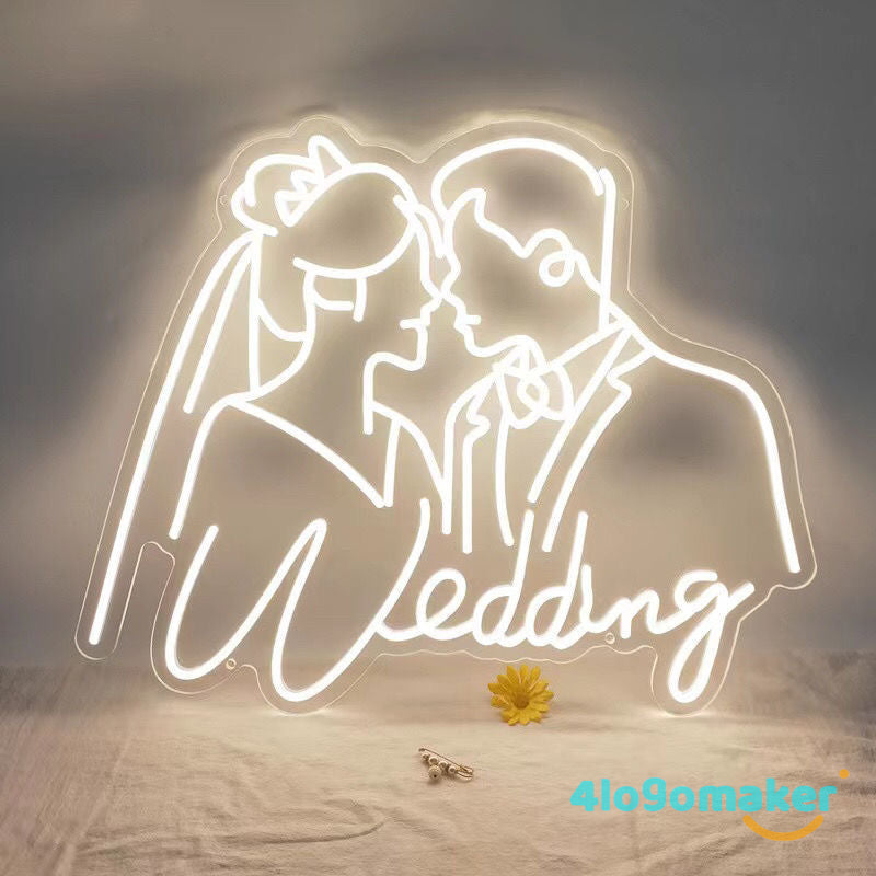 Custom Neon Wedding Sign For Party & Events