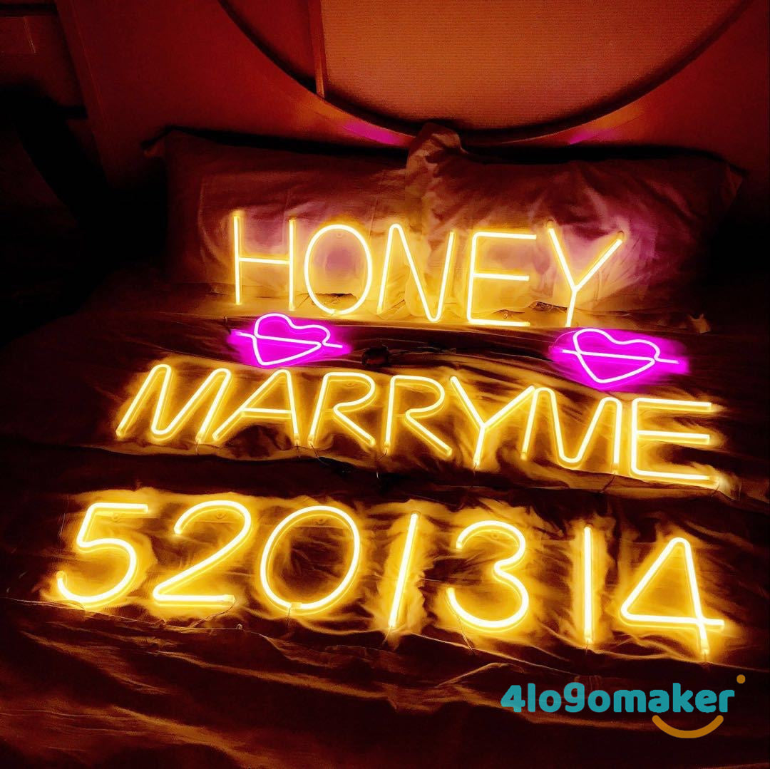 Custom Neon Wedding Sign For Party & Events