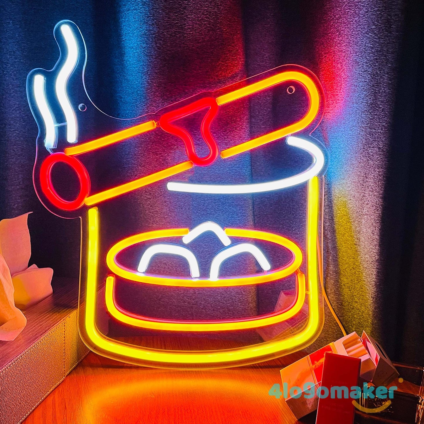 Benutzerdefinierte Rauch Zigarette Neon Zeichen