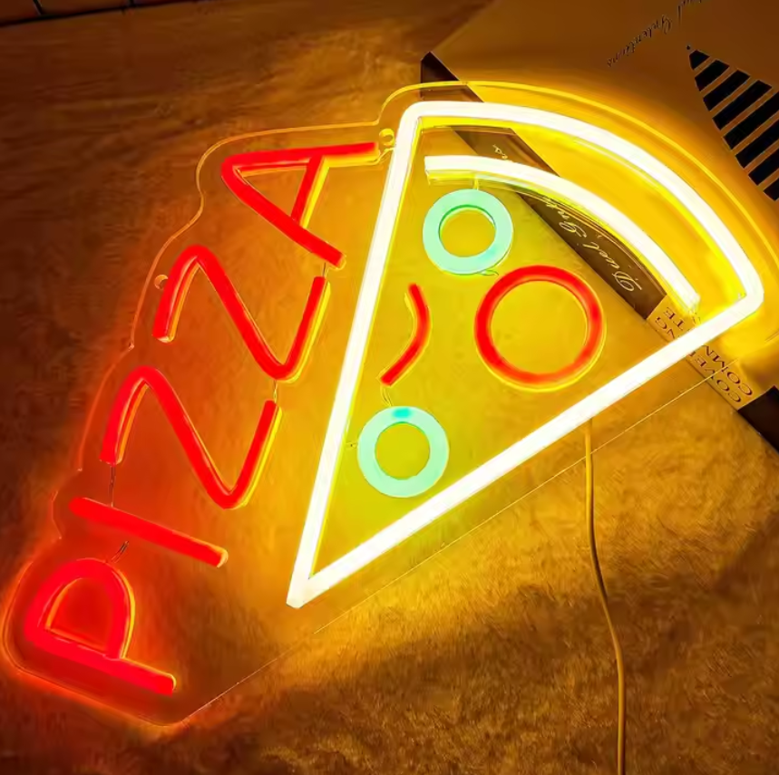 Pizza Food LED Neon Sign Burger Neon Light