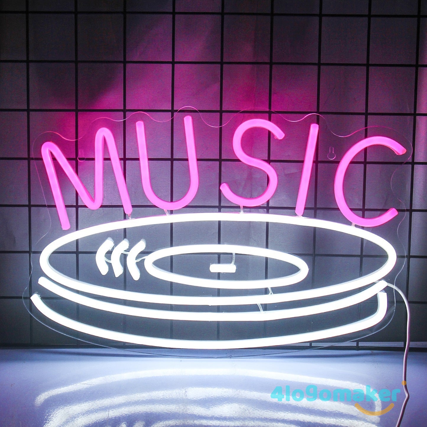 Benutzerdefinierte Musiknote Bar KTV Neonschild
