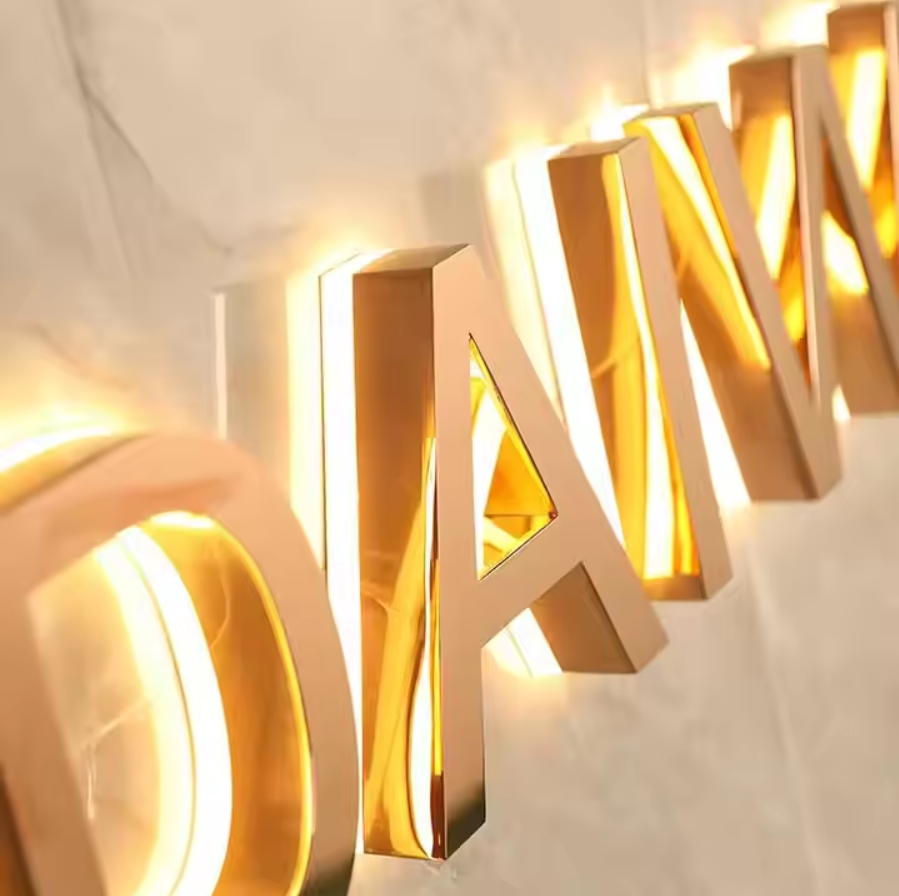 Custom Business Sign | 3d Backlit Sign | Metal Backlit Signs | Custom Acrylic Sign | Metal Sign | Led Business Sign | LED Sign for Business