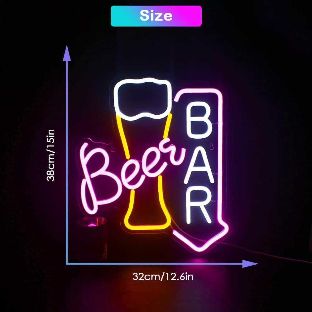 Neon Beer Sign LED Neon Bar Lights & Cocktail Signs for Sale