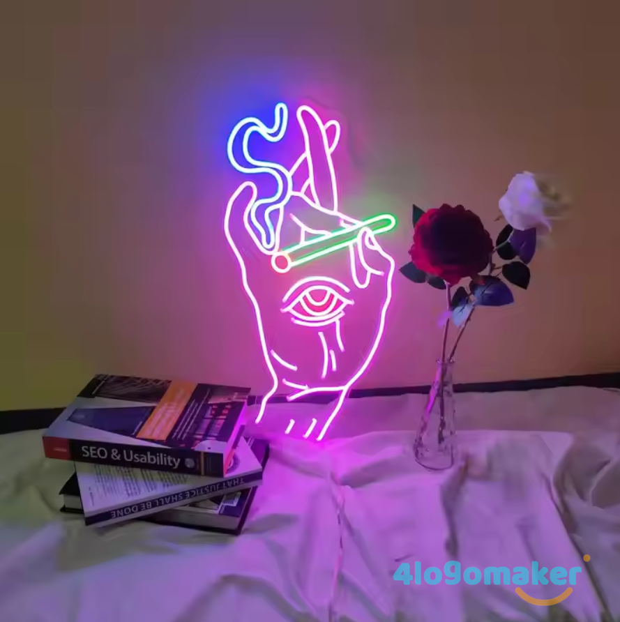 Benutzerdefinierte Rauch Zigarette Neon Zeichen