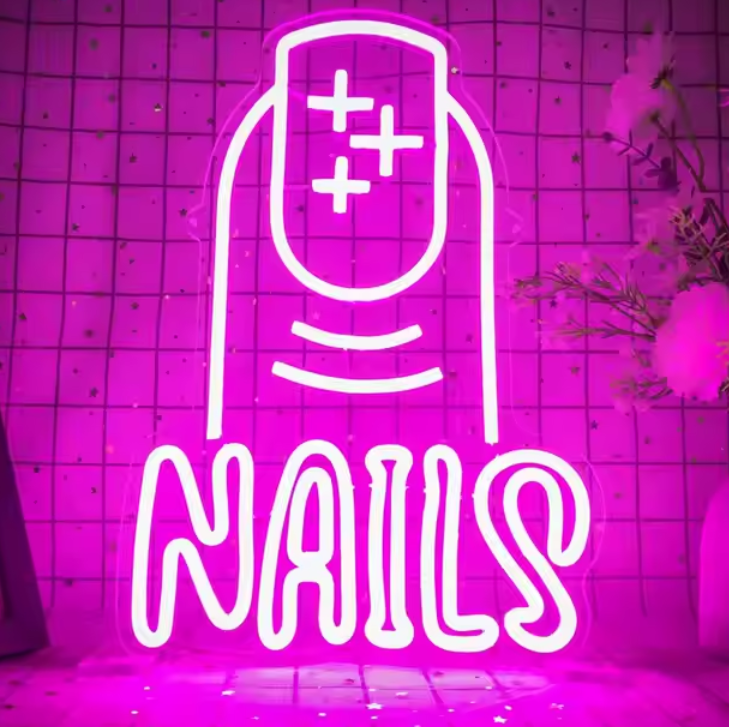 Nail, Lash & Brow Custom Neon Signs