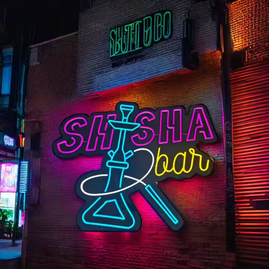 Benutzerdefinierte Rauch Zigarette Neon Zeichen